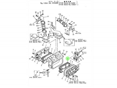 195-03-19130  變速箱上散熱器,Radiator on the transmission,濟南向前汽車配件有限公司