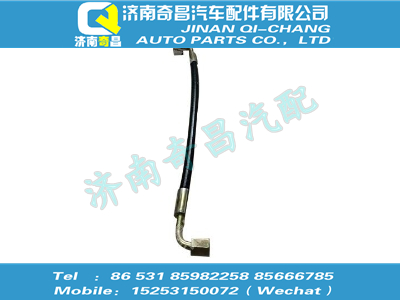 wg9719820271,汕德卡配件 汕德卡雙彎反向軟管(350),濟南奇昌汽車配件有限公司
